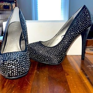 Rhinestone high heels